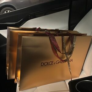 Dolce & Gabbana Gold shopping Bag